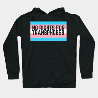 NO RIGHTS FOR TRANSPHOBES Hoodie